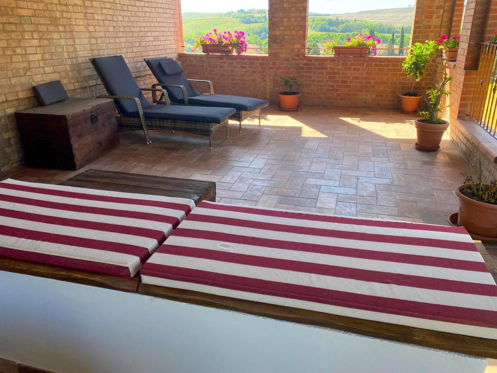 I Due Cipressi Guest House Torrenieri Ruang foto